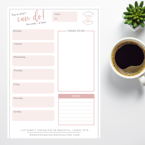 Weekly Goals