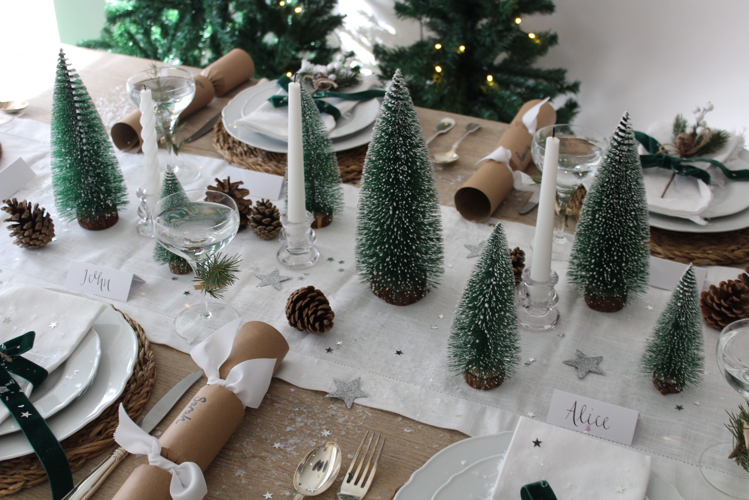 winter wonderfland table settings from https://www.tablestylist.co.uk