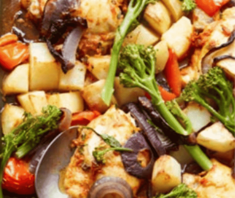 A Little Mission: Super Simple Family Recipe ~ Roast Chicken TrayBake