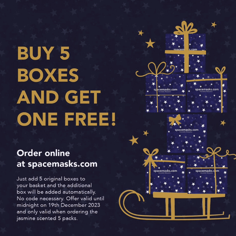 image of space mask - and the special offer this Christmas